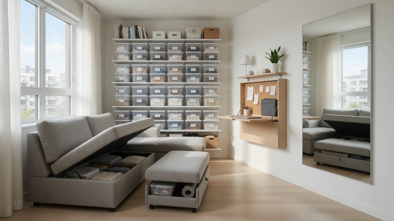 Editorial photograph related to 10 Space Saving Ideas For Home: 10 Space Saving Ideas for Home
