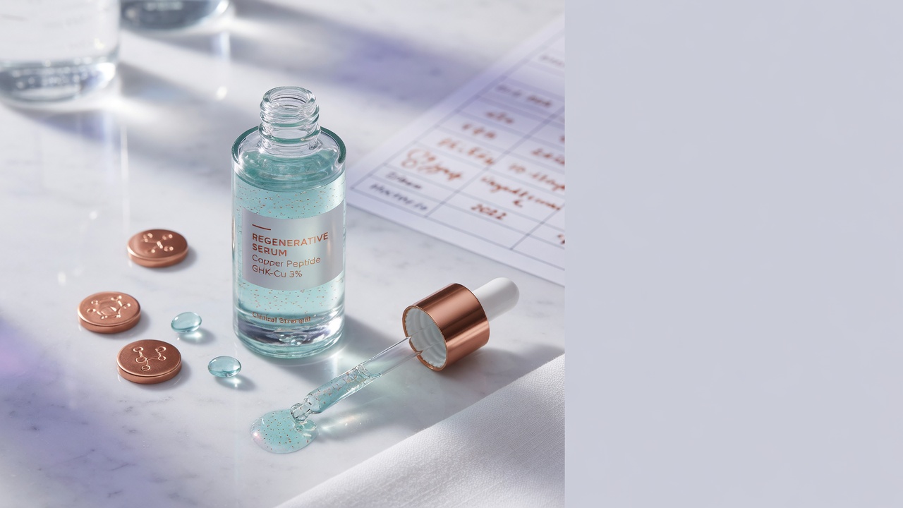 Do growth factor, stem cell, and copper peptide serums work for skin regeneration?