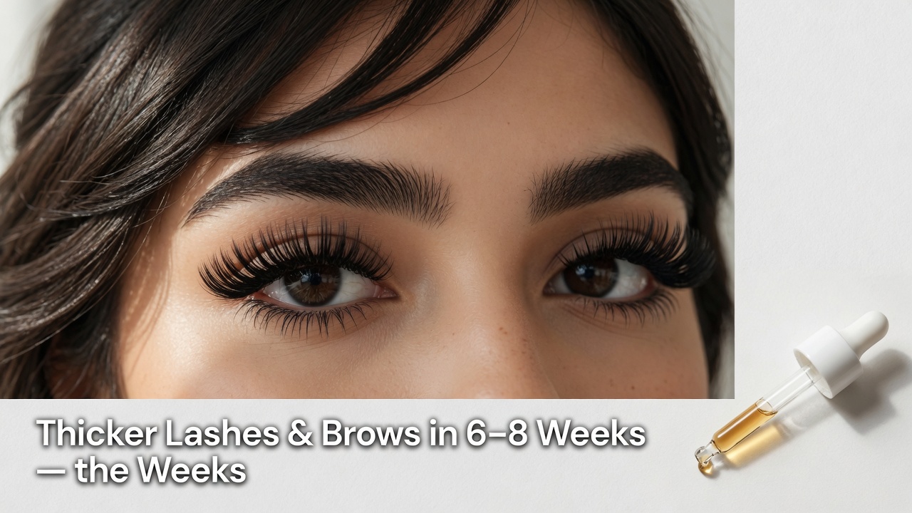 How Can You Naturally Grow Thicker Lashes and Brows?
