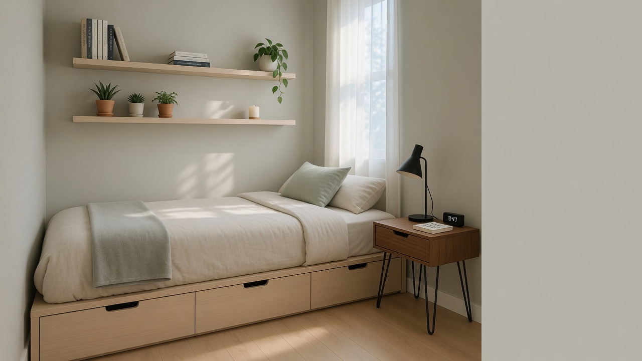 How Do Space-Saving Ideas for Small Bedrooms Support Better Sleep?