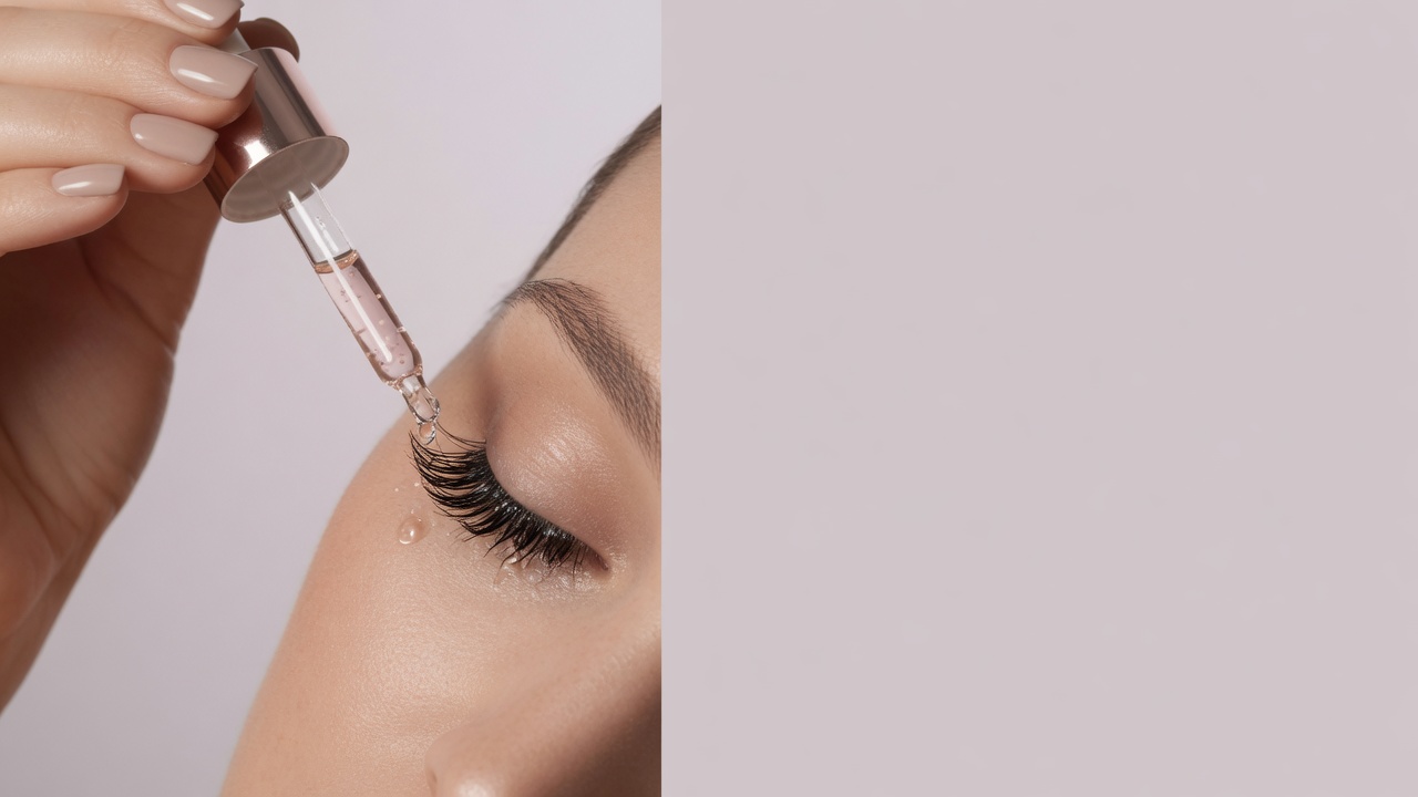 How do you properly apply lash serum and eye lash cream?