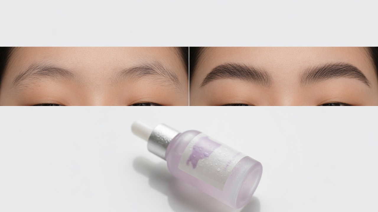 Editorial photograph related to Thicker Brows: How to make brows look thicker?