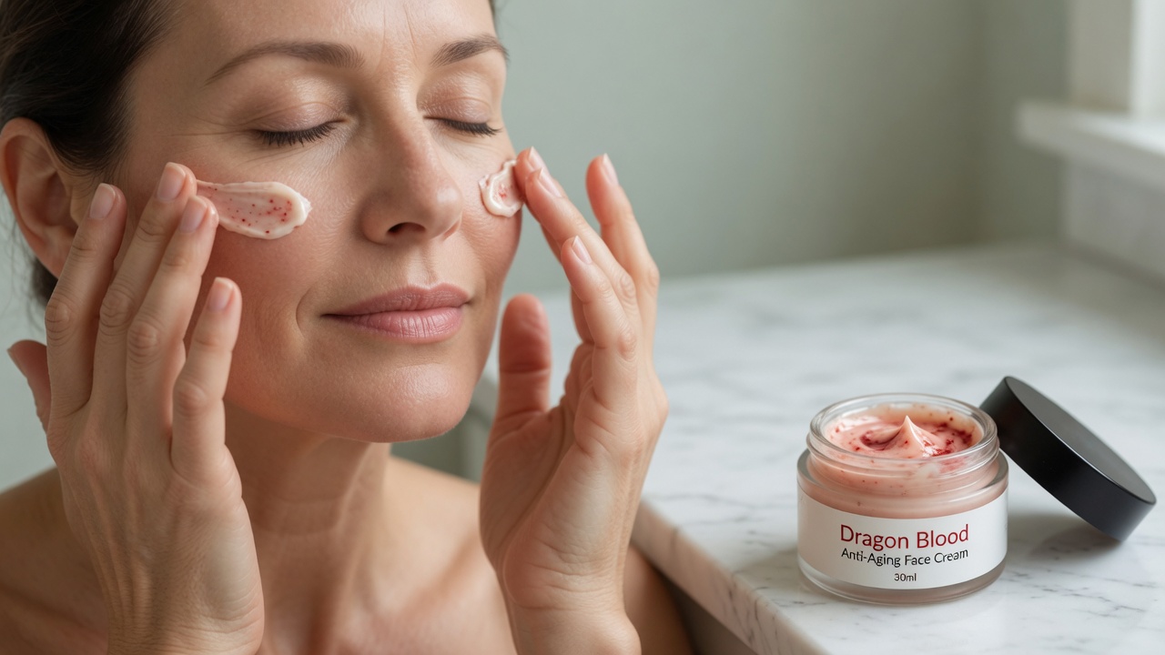 How to use dragon blood anti aging face cream?