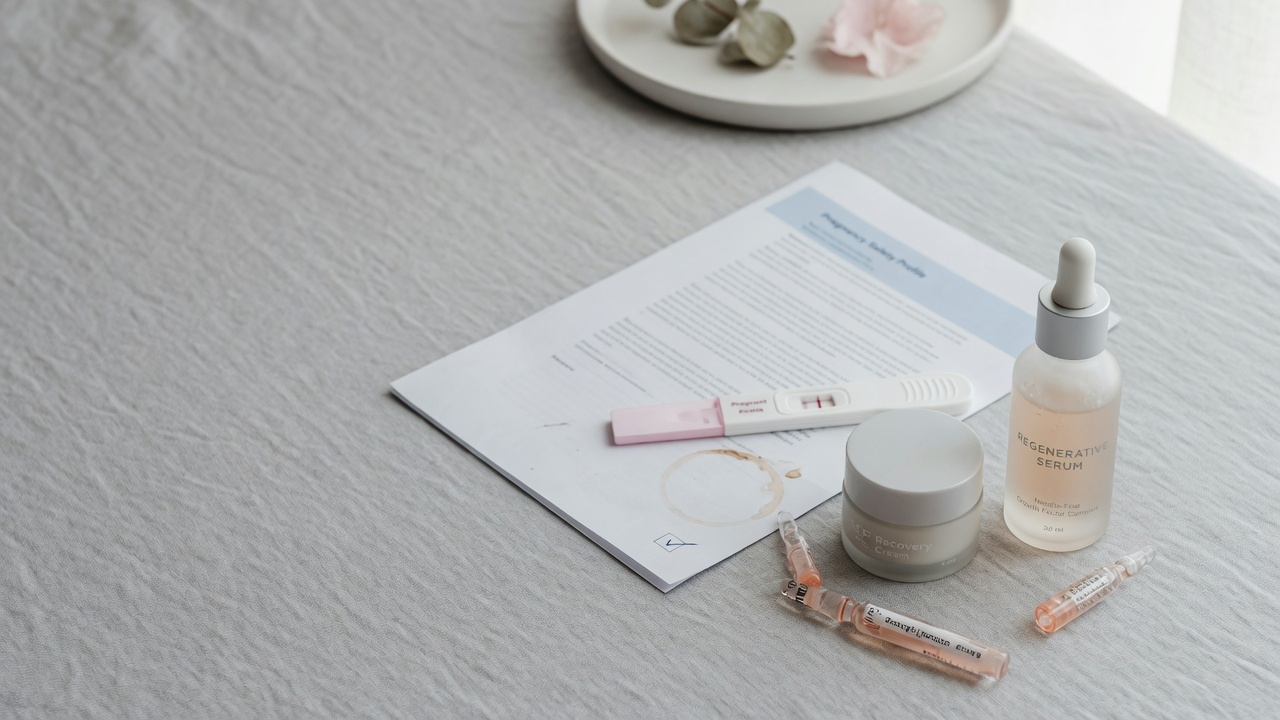 Is needle less growth factor serum pregnancy safe?