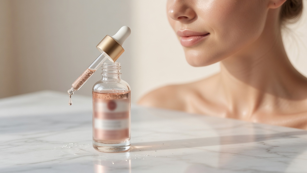 Editorial photograph related to Anti Aging Serum: What does multi peptide anti aging serum do?