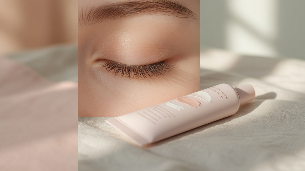 Editorial photograph related to Eyelash Growth Cream: What is good for eyelashes growth?